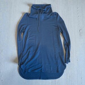 J. Jill Blue Cowl Neck Top